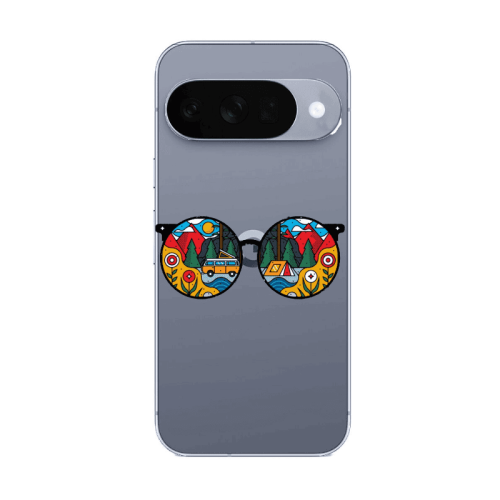Google Pixel 10 Round Glasses Transparent Silicone TPU Θήκη